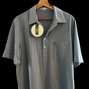 MENS CRIQUET LIGHT BLUE LARGE PLAYERS SHIRT NWT